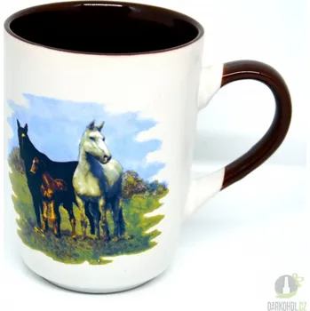 Hrnek David Kůň hlavy nahoře