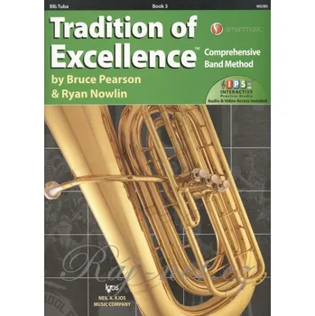 Tradition of Excellence 3 + Audio Video Online / BBb tuba