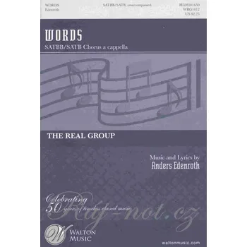 WORDS by The Real Group / SATBB & SATB* a cappella