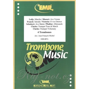 TROMBONE MUSIC - QUARTETT ALBUM / 4 trombony (pozouny)