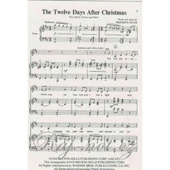 THE TWELVE DAYS AFTER CHRISTMAS / SSA