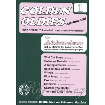 Golden Oldies for Accordion 1 / skladby v úpravě pro jeden nebo dva akordeony
