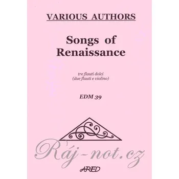 Songs of Renaissance pro trio zobcových fléten (SSA)