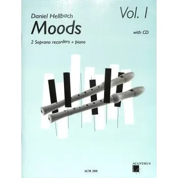 Moods 1 - pro dvě zobcové flétny a klavír od Hellbach Daniel