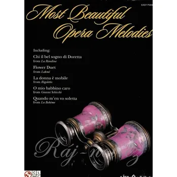 MOST BEAUTIFUL OPERA MELODIES easy piano / klavír