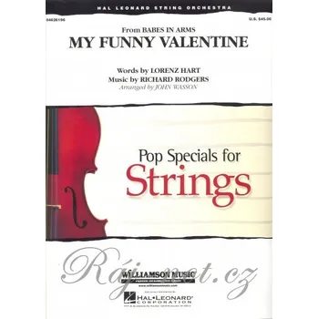 MY FUNNY VALENTINE - Pop Specials For Strings / partitura + party