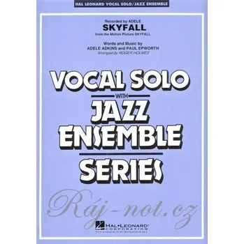 SKYFALL - vocal (tenor sax) solo with jazz ensemble - score + parts