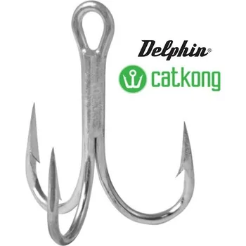 Rybářský háček Delphin trojháčky Catkong SuPower Treble velikost: 6/0