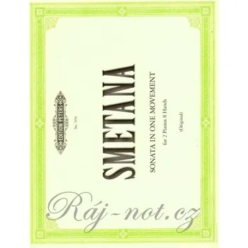 SMETANA: Sonata in One Movement (in E minor) / 2 klavíry 8 rukou