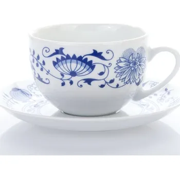 Stolování Thun 1794 Šálek na čaj s podšálkem, český porcelán, 270 ml, Saphyr, cibulák, Thun