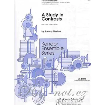 A STUDY IN CONTRAST - sax quartet (SATB)