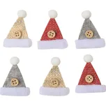 Čepice na kolíčku 5 cm, 6 ks v sáčku