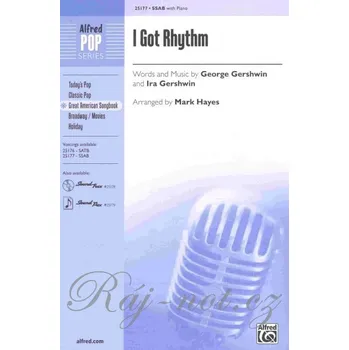 I GOT RHYTHM / SSAB* + piano/chords