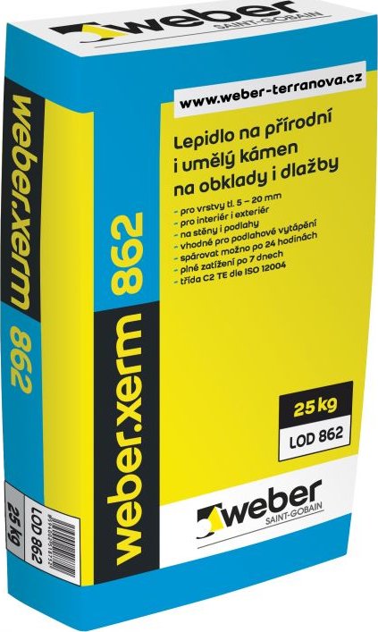 Saint-Gobain Construction Products CZ a.s. Lepidlo weber.xerm 862 25kg