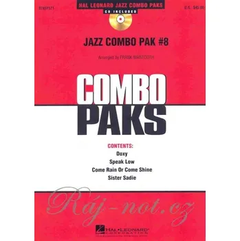 Hudebniny JAZZ COMBO PAK 8 + Audio Online / malý jazzový soubor
