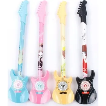 Pero rocková kytara - modrá barva