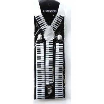 Kšandy pánské s potiskem klaviatura