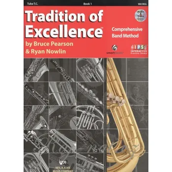 Hudebniny Tradition of Excellence 1 + DVD / tuba T.C. (houslový klíč)