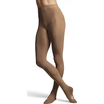 Dámské punčochy Bloch,Silonky s otvorem na šlapce dámské T0982L, hnědá (coffe) S/M