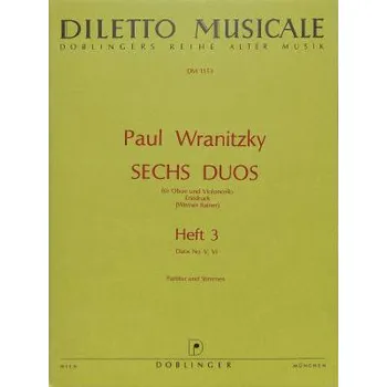 DUETT 5 D-MOLL + 6 F-DUR - Wranitzky Paul