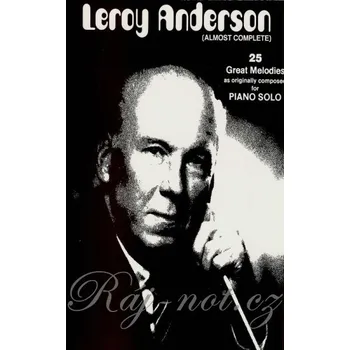 LEROY ANDERSON - 25 GREAT MELODIES / sólo klavír