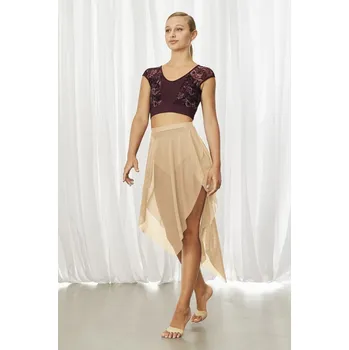 Dámská sukně Bloch,Dlouhá sukýnka – Mireya R3541, tělová XS.S