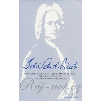 BACH - 3 PART INVENTIONS - saxophone trios (ATB) / tria pro saxofon