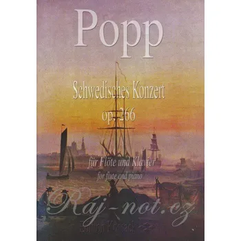 Schwedisches Konzert op. 266 / příčná flétna a klavír