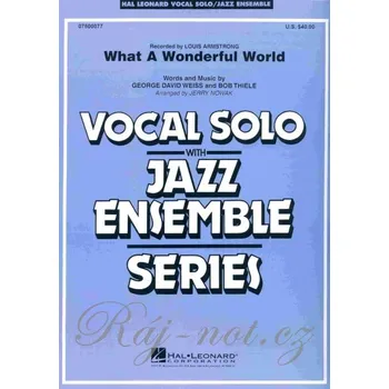 WHAT A WONDERFUL WORLD (Key: Eb) - Vocal Solo with Jazz Ensemble / partitura + party