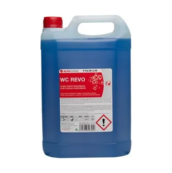 WC čistič AlfaClassic WC REVO PREMIUM, 5 l, modré, čisticí prostředek na toalety