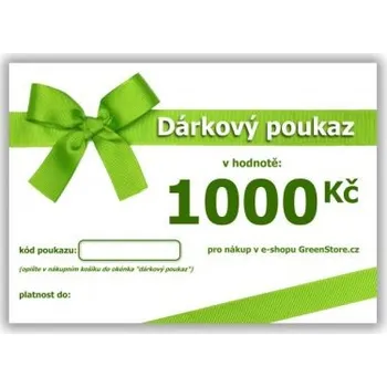 Tělový krém Dárkový poukaz v hodnotě 1000Kč
