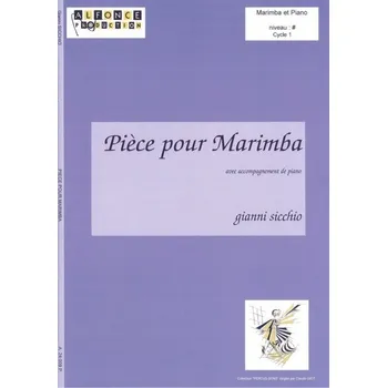 Piece Pour Marimba by Gianni Sicchio / marimba + klavír