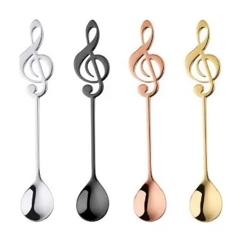 Dekorační lžička s houslovým klíčem cena za 1 ks
