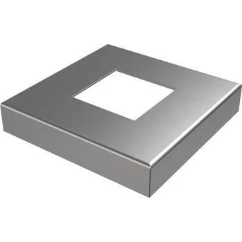 Zábradlí Hahn Steel Krycí rozeta 95x95x18 mm pro profil 40x40 mm, broušená