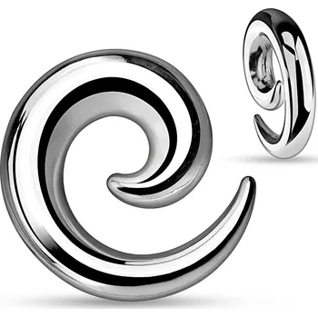 Šperk Šperky4U Ocelový roztahovák do ucha - spirála - EP01063-024