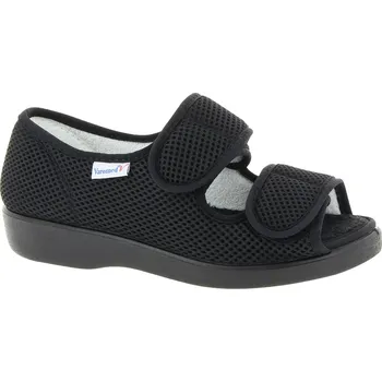 Pánské polobotky Boty pro široké nohy Varomed Goteborg 58882-60 černé Velikost: 43, Šířka: L