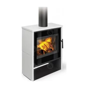 Krbová kamna ROMOTOP krbová kamna ALEDO 01 keramika - Silver 54505