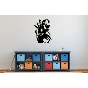 Samolepící dekorace Lepy.cz Samolepka na zeď Iron Man Velikost (šířka x výška): 20x27cm, Barevná varianta: Lípová zelená