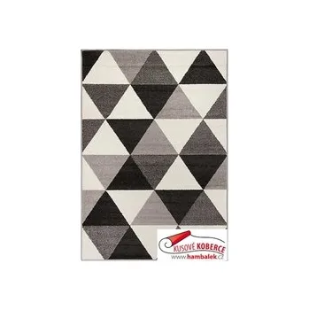 Koberec Lotto 665 HR5 E černá/bílá - více rozměrů, rozměr cm 100 x 150