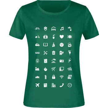 Dámské tričko TUKAN AGENCY Dámské tričko pro cestovatele Fashion World Barva: Zelená irská, Velikost: M