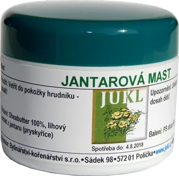 Bylinná léčivá mast Jukl Jantarová mast 50 ml