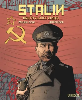 Komiks pro dospělé Stalin: Krutý vládce Ruska - Zdeněk Ležák, Jakub Dušek (2019, pevná bez přebalu lesklá)