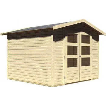 Zahradní domek Karibu Holztechnik Amberg 4 2,46 x 2,46 m natur