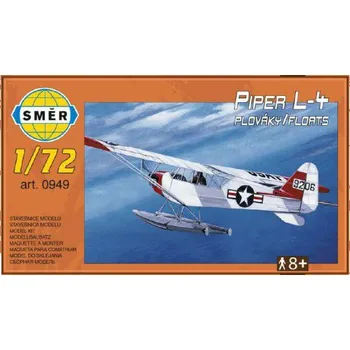 Plastikový model Směr Piper L-4 plováky 1:72