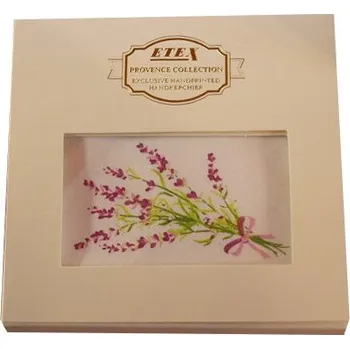 Látkový kapesník Etex s.r.o Dámský bavlněný kapesník Levandule