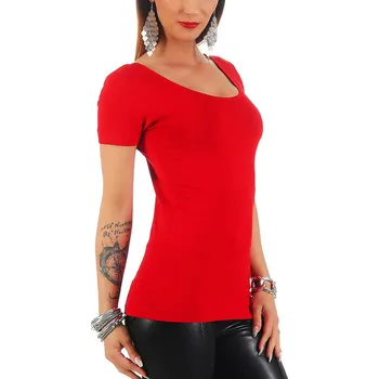 Dámské tričko Dámské červené triko zn. MADONNA - vel. XS