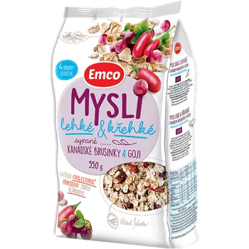 Emco Mysli Lehké & Křehké kanadské brusinky/goji 550 g