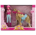 Teddies Česací kůň  s doplňky a panenka…