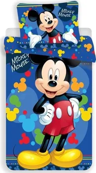 Ložní povlečení Jerry Fabrics Mickey 3 140 x 200, 70 x 90 cm zipový uzávěr