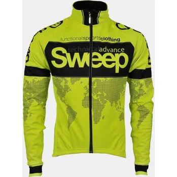 Cyklistická bunda SWEEP CYKLISTICKÁ BUNDA NOWIND CYKLO-J010 SILNÁ ŽLUTÁ FLUO Varianta: 3XL
